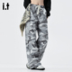 宽松阔腿长裤 裤 男女2025秋季 5cm FIVECM潮牌嘻哈高街迷彩工装