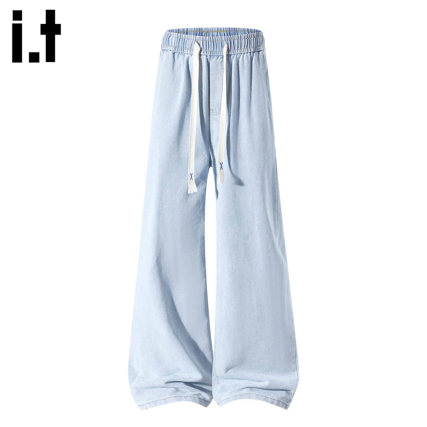 it :5cm/FIVECM牛仔裤男春季2026新款复古潮流垂感直筒水洗休闲裤