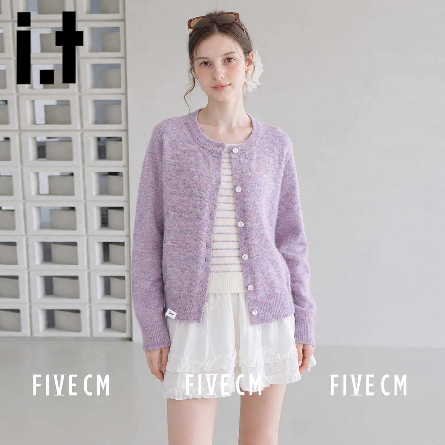 it秋季长袖针织衫女上衣