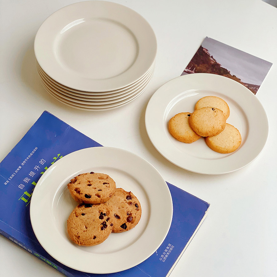 法式ins奶油风陶瓷吐骨碟蛋糕小圆盘零食家用小吃碟餐桌垃圾盘碟,餐饮具,盘,淘宝优惠券,粉丝福利购,淘宝优惠卷