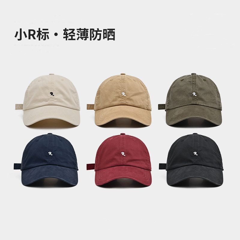 正品保证标刺绣软顶棒球帽女显脸