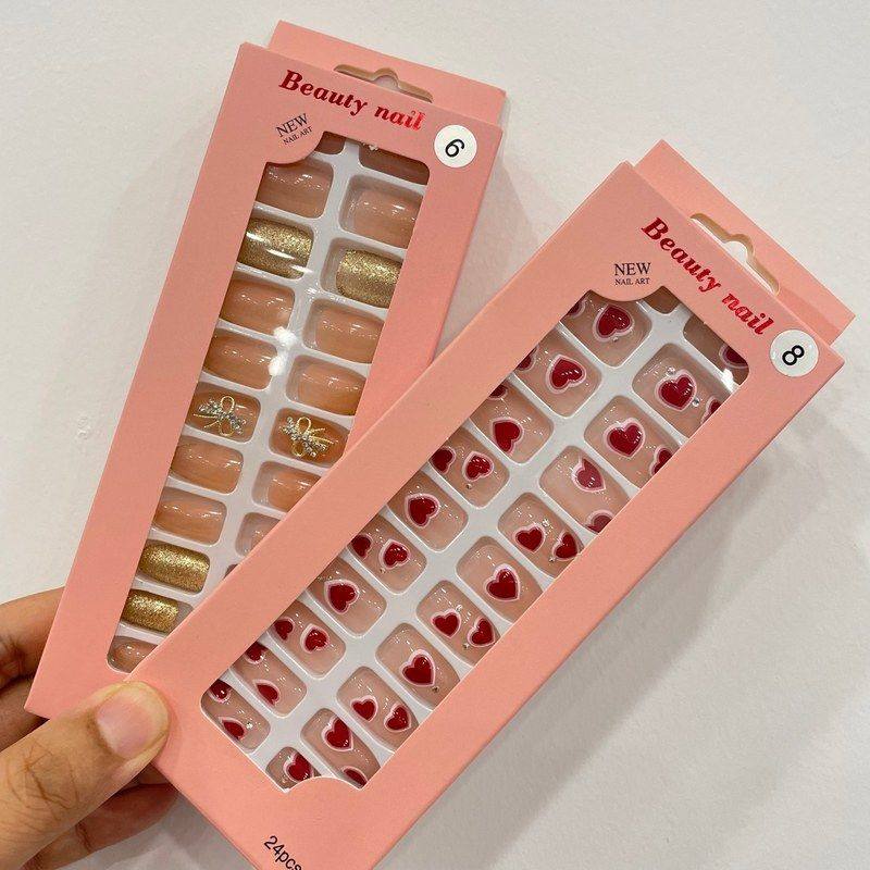 正品闪亮钻石穿戴甲新款美甲贴片一秒穿戴式指甲短款甲片24片装30,彩妆/香水/美妆工具,穿戴甲/甲片,淘宝优惠券,粉丝福利购,淘宝优惠卷