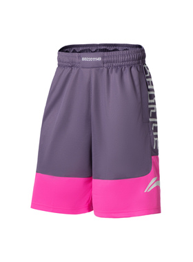 李宁比赛服男2022春季反伍篮球3+1宽松时尚运动短裤AAPR371