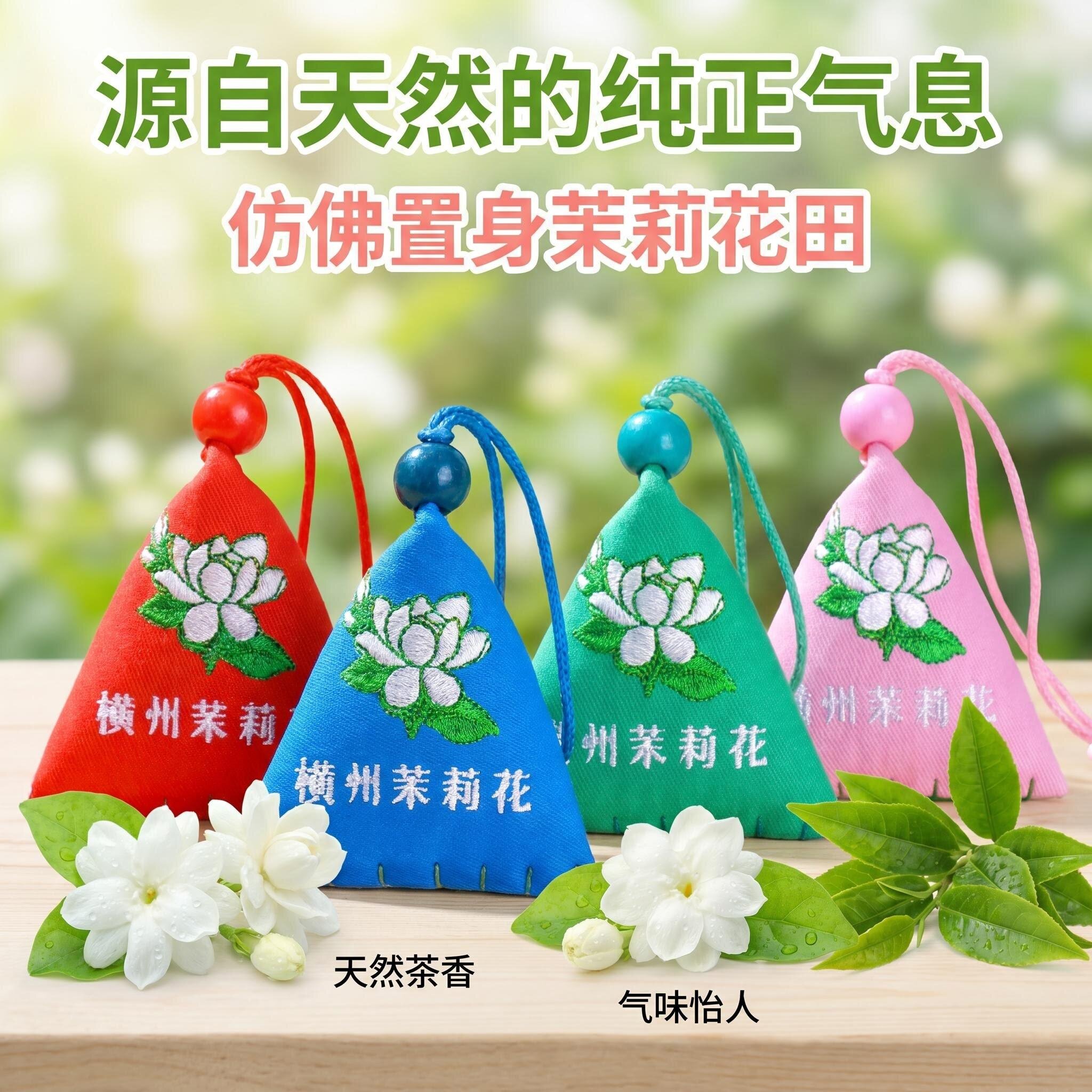 茉莉花香包清香持久车载香包图片