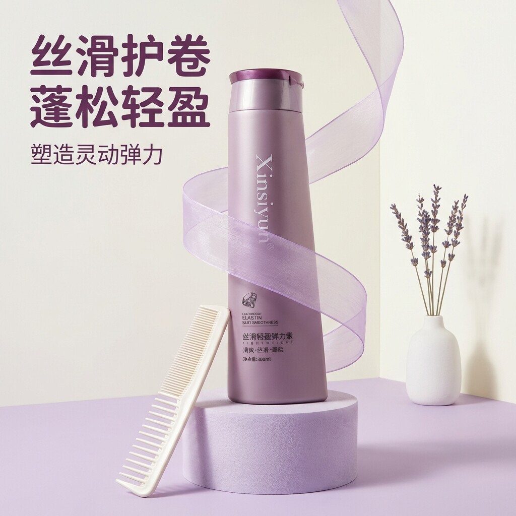 Xinsiyun弹力素卷发造型乳留香
