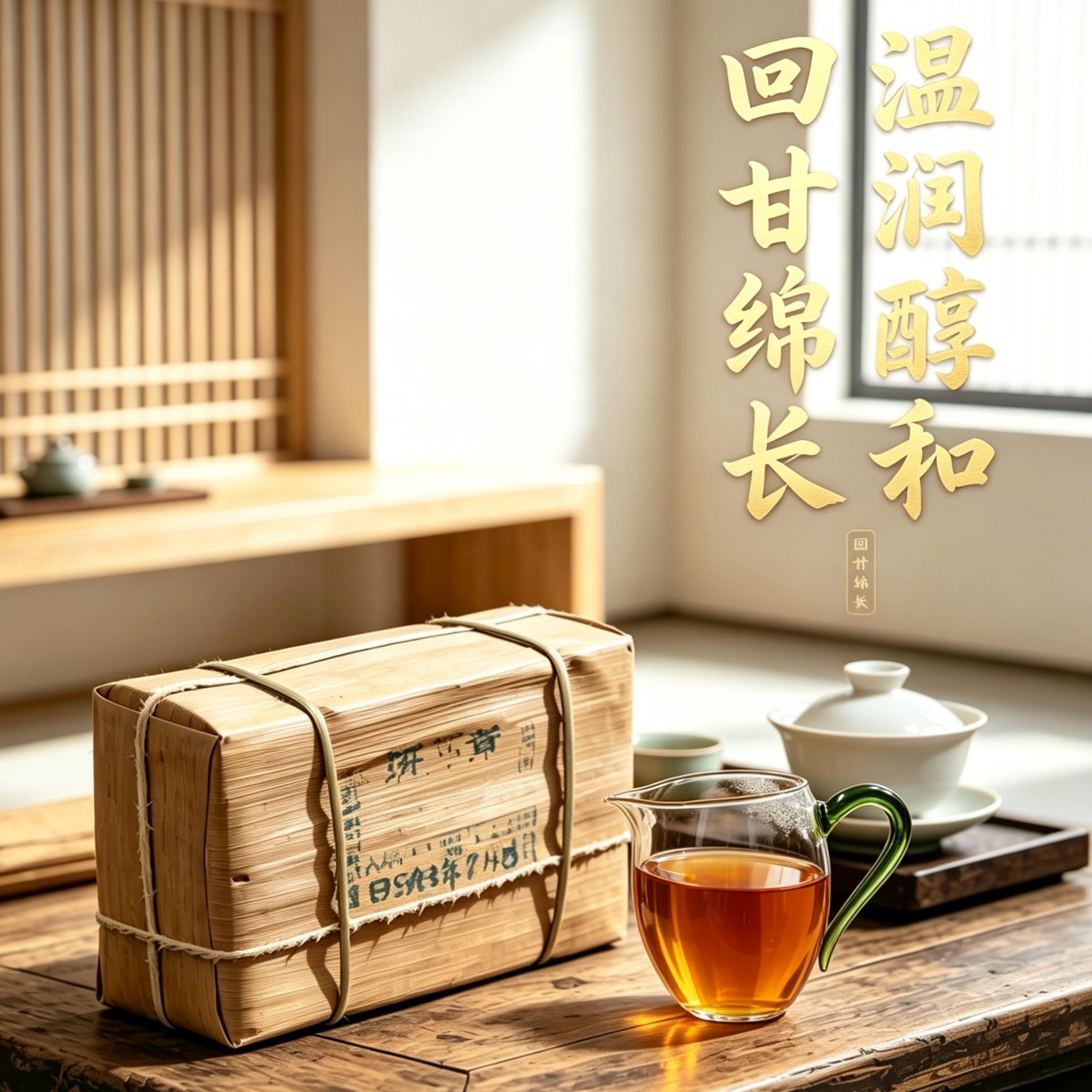 陈香浓郁岁月沉淀老普洱陈化老茶