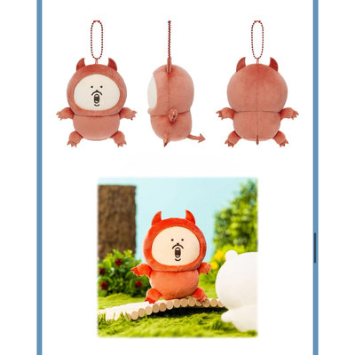 吉伊卡哇乌萨奇马头套挂件限量