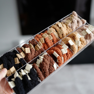 好用的加粗毛绒发圈 发量多可以用的马尾扎 咖色系头绳发绳皮筋