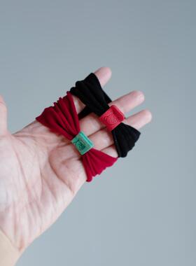 高弹力加宽头绳学生高马尾扎不易滑发绳橡皮筋皮套发量多也能用