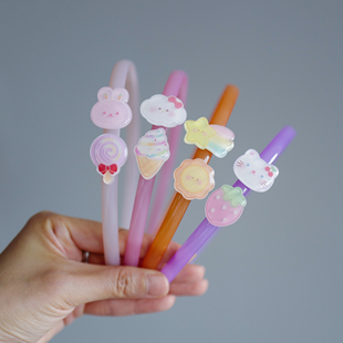 三只 精致果冻儿童不易断带齿头箍小学生有齿防滑刘海碎发箍 包邮