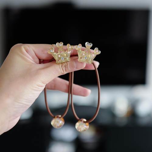 儿童弹力好绕绕扎头绳双头发圈