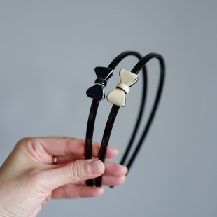 精致小香风蝴蝶结儿童有齿碎发箍小学生防滑带齿头箍刘海压发头窟