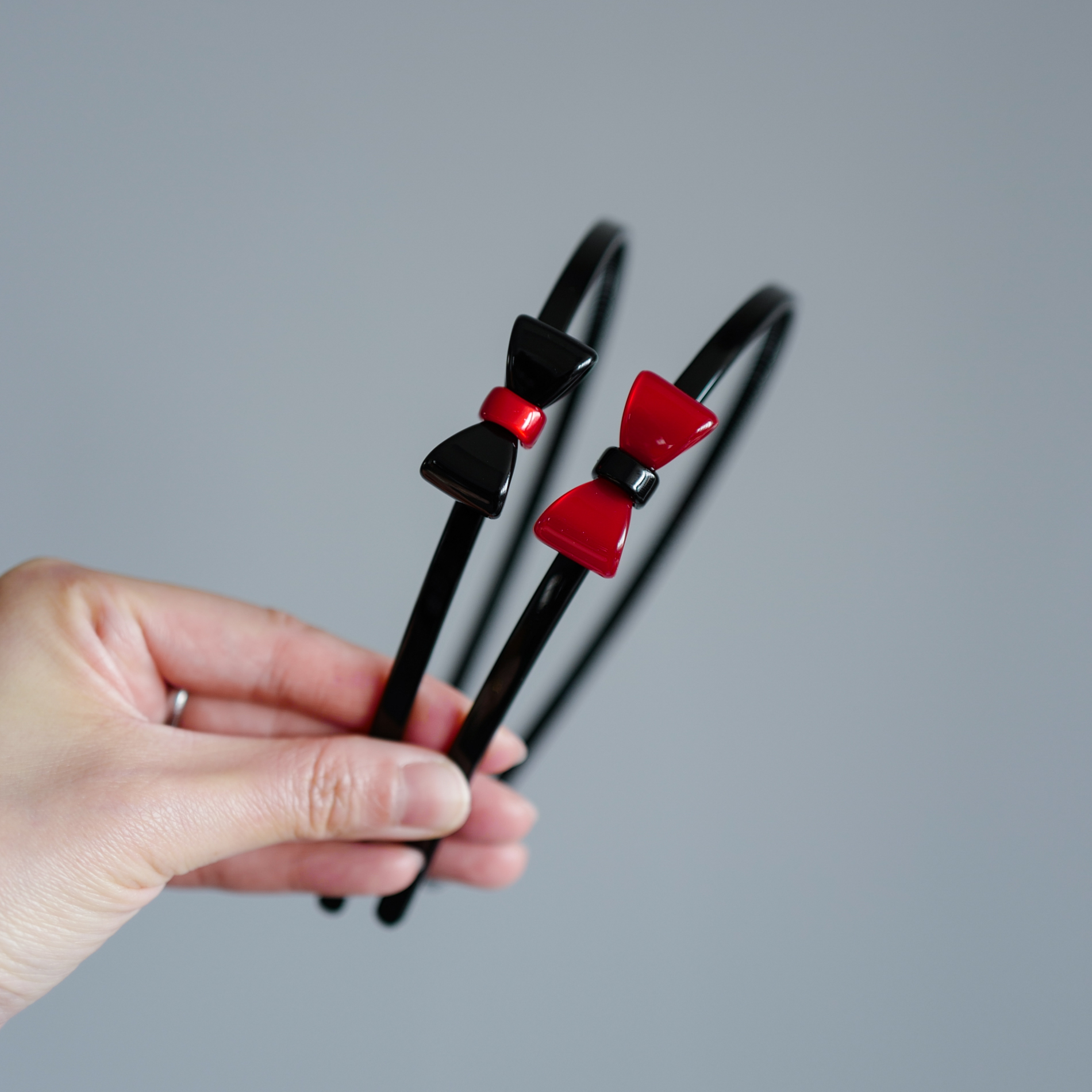 高级感儿童韩版醋酸蝴蝶结带齿头箍小学生有齿防滑碎发箍刘海发窟