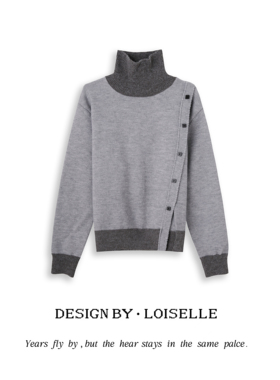 【官补之夜】LOISELLE洛赛儿【第七页诗】时尚百搭休闲毛衣