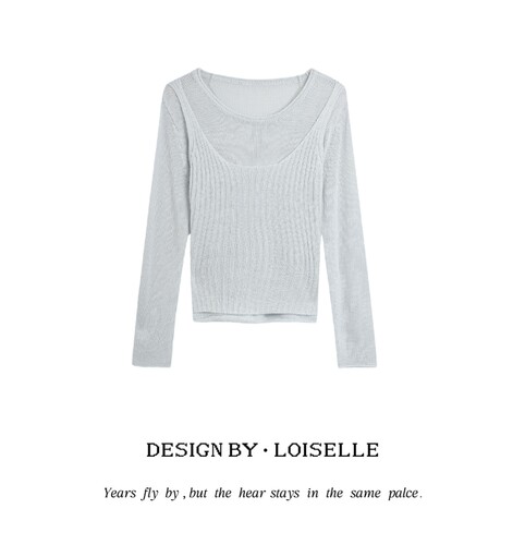 【告别之夜】LOISELLE洛赛儿【半明套装】时尚百搭休闲套装