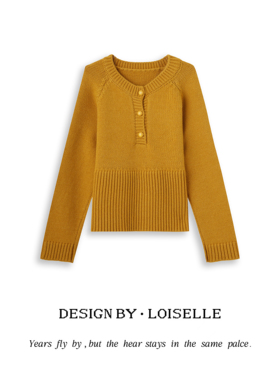 【官补之夜】LOISELLE洛赛儿【小芭蕾】时尚百搭休闲毛衣