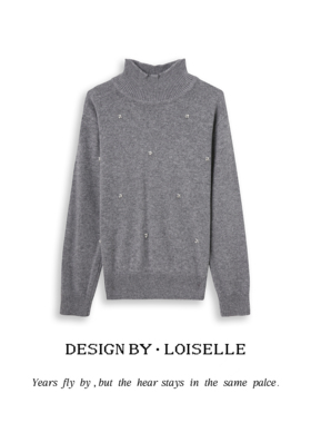 【官补之夜】LOISELLE洛赛儿【雨落铃兰】时尚百搭休闲毛衣