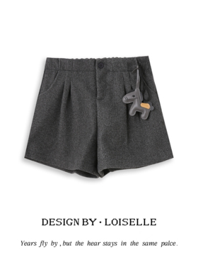 【官补之夜】LOISELLE洛赛儿【扶摇短裤】时尚百搭休闲短裤