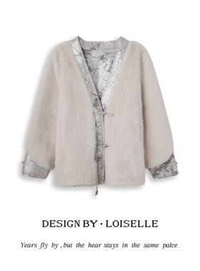【官补之夜】LOISELLE洛赛儿【墨雨生烟】时尚百搭休闲外套