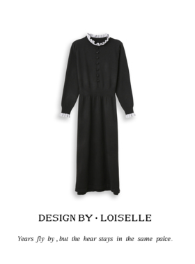 【官补之夜】LOISELLE洛赛儿【雅轩连衣裙】时尚百搭休闲连衣裙