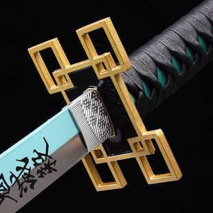 鬼灭之刃日轮刀金属合金炎柱霞柱时透无一郎COS富冈义勇未开刃