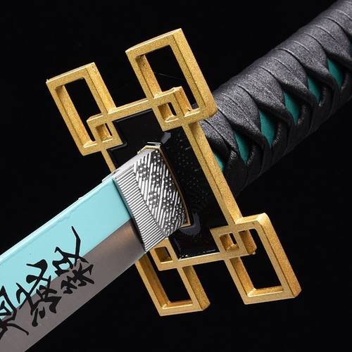 鬼灭之刃日轮刀金属合金炎柱霞柱时透无一郎COS富冈义勇未开刃