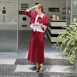 【档口有货】衬衫+卫衣三件套2D122-2704-P175控268，女装套装/套裙，2D122