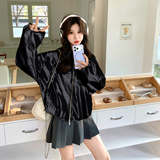 【有货】休闲绑带皮衣外套2D122-2803-P150控218，女装短外套，2D122