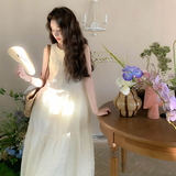 【档口现货】撞色仙女背心连衣裙2D122-2627-P135控198，女装连衣裙，2D122