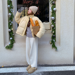 【档口 有货】 90绒 针织拼接羽绒服 2D122-2773-P345 控478图片