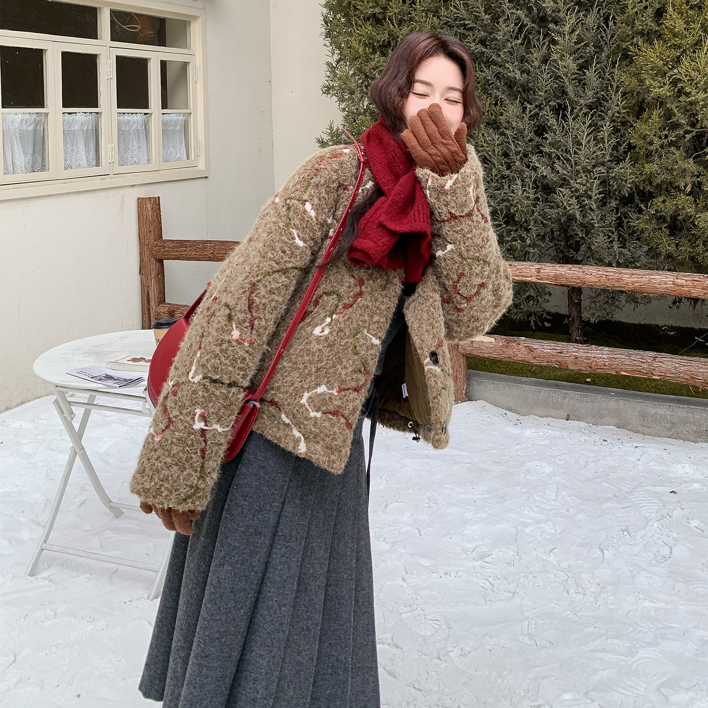 【档口有货】夹棉加厚毛绒外套2D122-2759-P180控278,女装棉衣/棉服,2D122