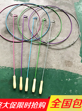 幼儿园滚铁环推铁圈儿童小学生加粗80后怀旧玩具传统民间户外运动