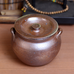 云南龙窑砂锅炖锅家用沙锅燃气煲汤锅煤气灶专用老式陶土砂锅汤锅