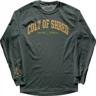 山地车越野MTB球衣潮牌 夏季 Loose Riders速降服透气骑行服长袖