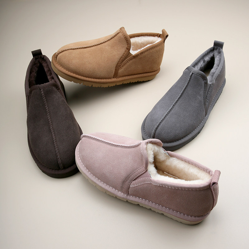 2025秋冬皮毛一体包跟拖鞋男女羊毛拖鞋居家防滑户外两穿保暖棉鞋,女鞋,包头拖,淘宝优惠券,粉丝福利购,淘宝优惠卷