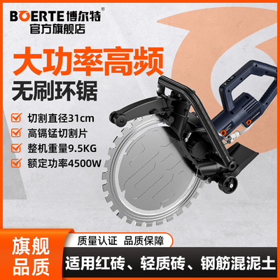 博尔特高频无刷环锯切墙机