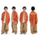 儿童街舞潮服套装 男童长袖 衬衫 新款 少儿hiphop嘻哈童装 街舞演出服