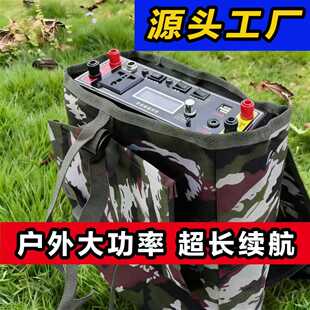 2026年全新升级锂电池一体机全套48V大功率逆变机头户外电瓶整套