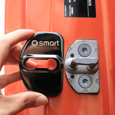 2009-2019奔驰smart汽车门锁保护盖斯玛特改装配件防锈门锁扣盖