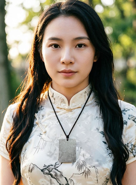 铁陨石吊牌保真塔扎铁陨石平安无事牌 TAZA吊坠 十字架天铁NWA859