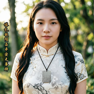 铁陨石吊牌保真塔扎铁陨石平安无事牌 十字架天铁NWA859 TAZA吊坠