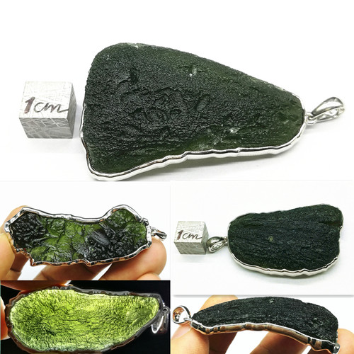 保真纯天然捷克陨石Moldavite