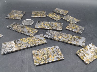 随城橄榄石铁陨石切片 俄罗斯Seymchan橄榄陨石 天铁 陨铁