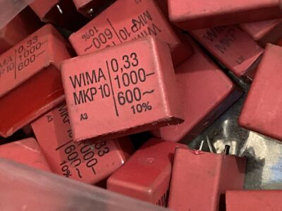 拆件德国WIMA MKP10系 0.33UF 334J 1000V 脚距28m