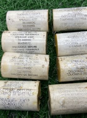 美国最早期思碧 SPRAGUE 430P 耦合电容 0.22UF 4000V