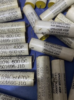旧版美国SPRAGUE 430系音频发烧耦合电容1UF600V