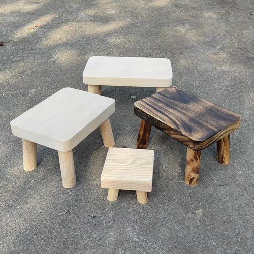 l实木家用小矮凳花架垫高踩脚凳