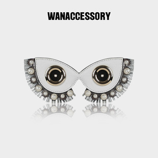 换脸包面具眼睛包包配饰原创设计师品牌 WANACCESSORY万蔻2021新品