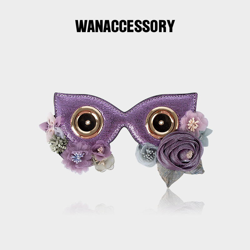 WANACCESSORY万蔻2022年新款猫头鹰换脸包配饰面具眼睛原创设计师,箱包皮具/热销女包/男包,包袋配件,淘宝优惠券,粉丝福利购,淘宝优惠卷