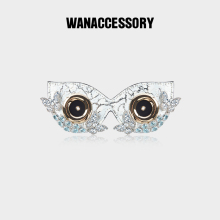 WANACCESSORY万蔻2024猫头鹰换脸包配饰面具眼睛原创设计